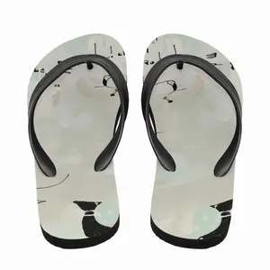 Men Black Canal Flip Flop Slippers