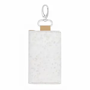 Bloomers White Leather Key Bag