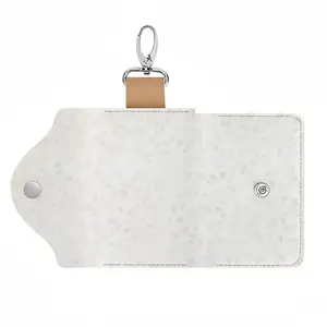 Bloomers White Leather Key Bag