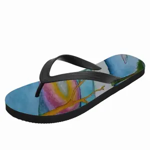 Men Distracted Flip Flop Slippers