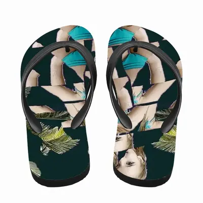 Men Torn Asunder Flip Flop Slippers