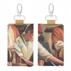 Joseph And Jesus Leather Key Bag