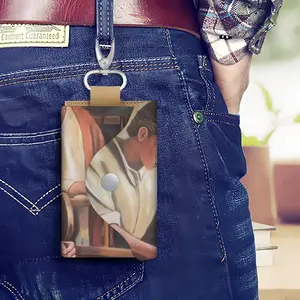 Joseph And Jesus Leather Key Bag