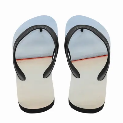 Men White Orange Series 3 Flip Flop Slippers