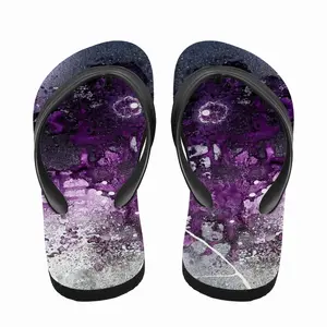 Men Basic Violet Flip Flop Slippers