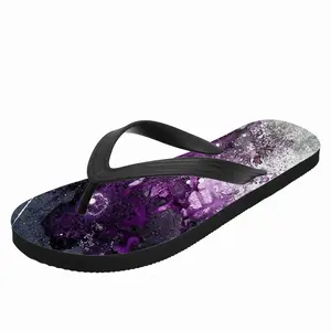 Men Basic Violet Flip Flop Slippers