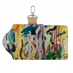 Mythological Garden Leather Key Bag