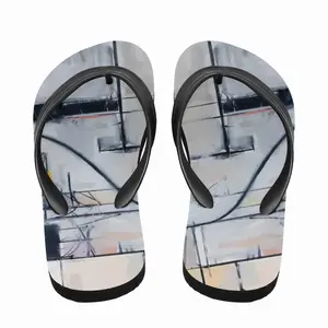 Men Breakfast Flip Flop Slippers