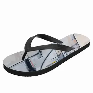 Men Breakfast Flip Flop Slippers