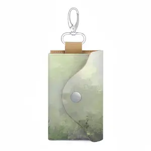 Mist On The Shore Leather Key Bag