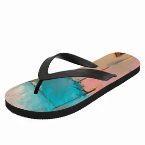 Men Angela Blue No 2 Flip Flop Slippers