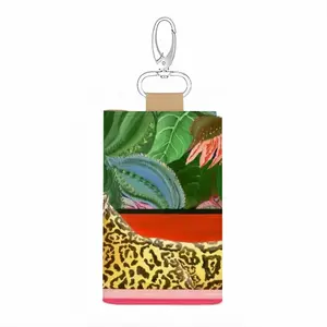 The King Of The Jungle Leather Key Bag