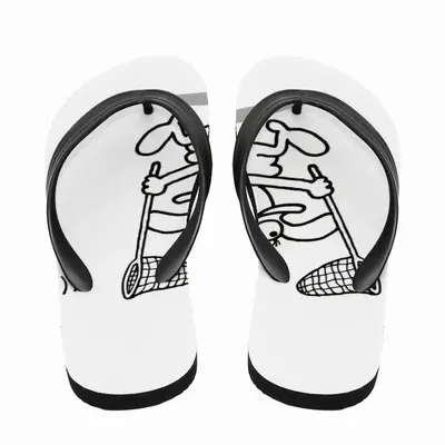 Men Catching Love Flip Flop Slippers