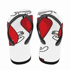 Men Love Shapes Flip Flop Slippers