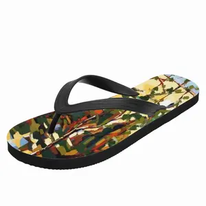 Men Angler Near An Old Mill Flip Flop Slippers