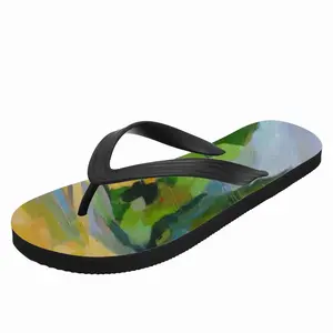 Men Old Farmhouse In Provence Flip Flop Slippers