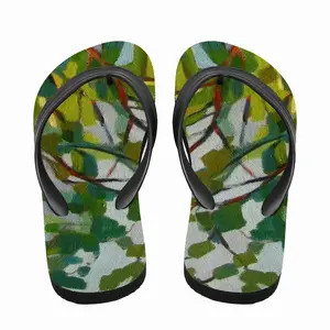 Men The Sun Is Shining Through The Pine Trees Flip Flop Slippers