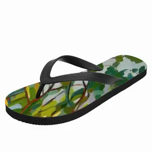 Men The Sun Is Shining Through The Pine Trees Flip Flop Slippers