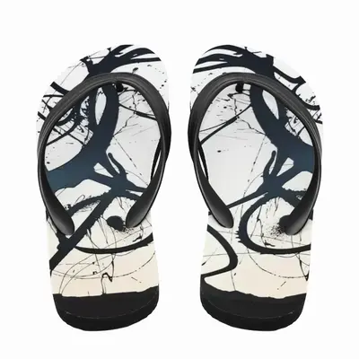 Men Hebe Royal Abstract Flip Flop Slippers