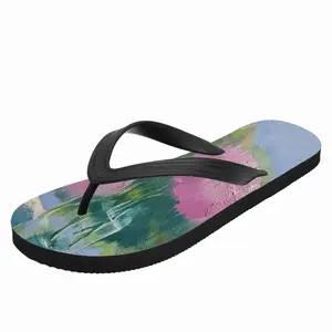 Men Peonies Flip Flop Slippers