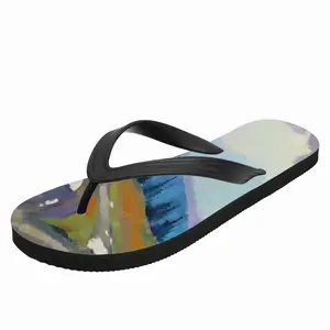 Men Way At Mountains Flip Flop Slippers