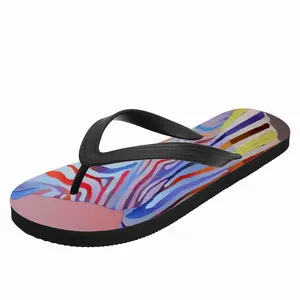 Men Zebra Flip Flop Slippers