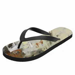 Men The Sun In The Morning Flip Flop Slippers