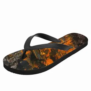 Men The Gold Of The Night Flip Flop Slippers