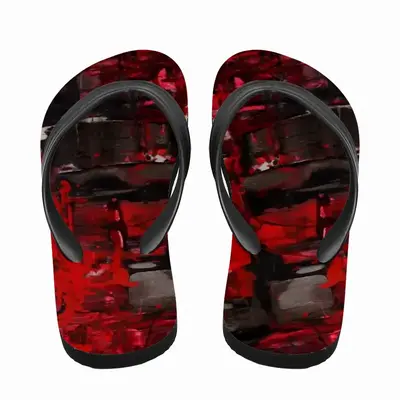 Men Red Rock Flip Flop Slippers