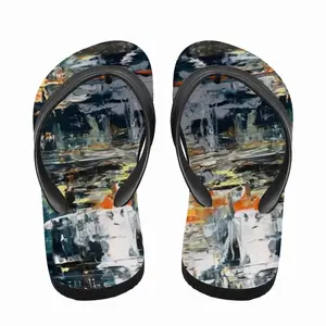 Men View Of The Sapphire Lake Flip Flop Slippers