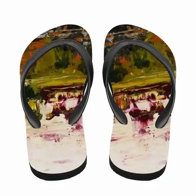 Men Blooming Cherry Trees Flip Flop Slippers