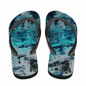 Men Blue Phoenix Flip Flop Slippers