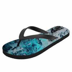 Men Blue Phoenix Flip Flop Slippers