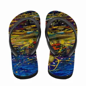 Men The Lonely Boat Flip Flop Slippers