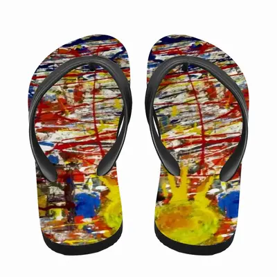 Men Sails On The Roads Flip Flop Slippers