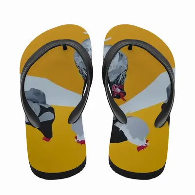 Men Four Hens Flip Flop Slippers