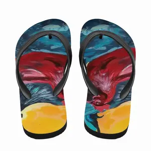 Men Three Chickens Flip Flop Slippers