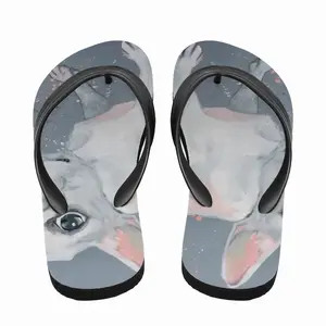 Men Boston Gray Flip Flop Slippers