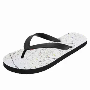 Men #18% Gray Plus Color Flip Flop Slippers