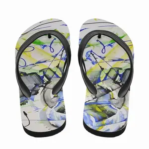 Men Wet Bird Flip Flop Slippers