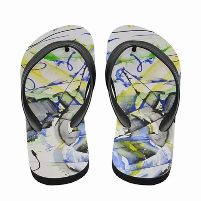 Men Wet Bird Flip Flop Slippers