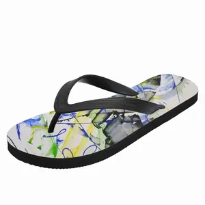 Men Wet Bird Flip Flop Slippers