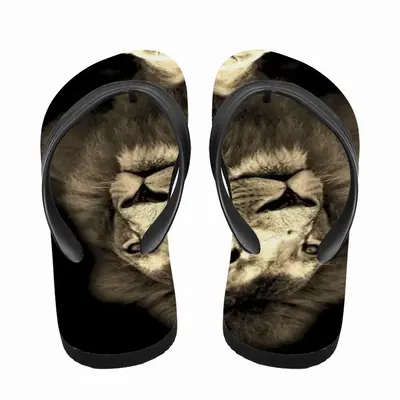 Men Lion In The Sun Flip Flop Slippers