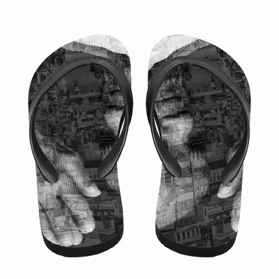 Men Prayer And Meditation Flip Flop Slippers