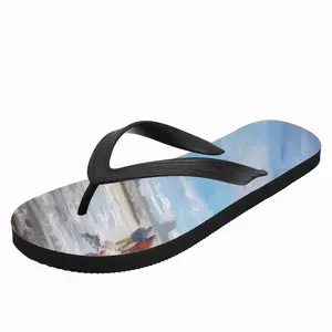 Men Walking Together Flip Flop Slippers