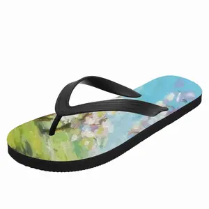 Men Blossoming Trees Flip Flop Slippers