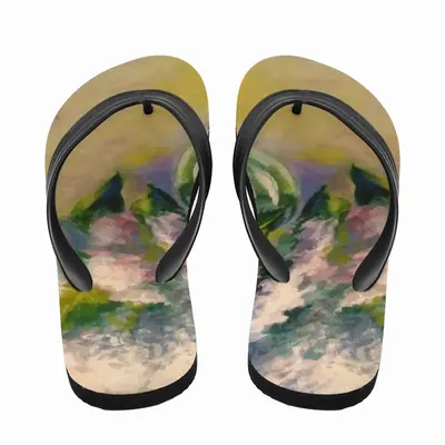 Men Bouquet Of Lilac 2 Flip Flop Slippers