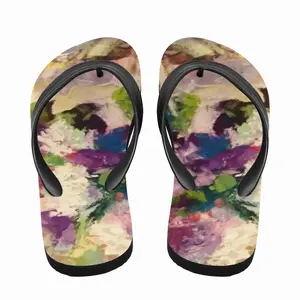 Men Bouquet Of Lilac Flip Flop Slippers