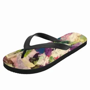 Men Bouquet Of Lilac Flip Flop Slippers