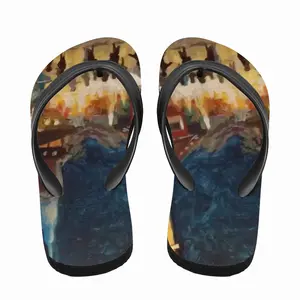 Men Winter Holidays Celebration Flip Flop Slippers